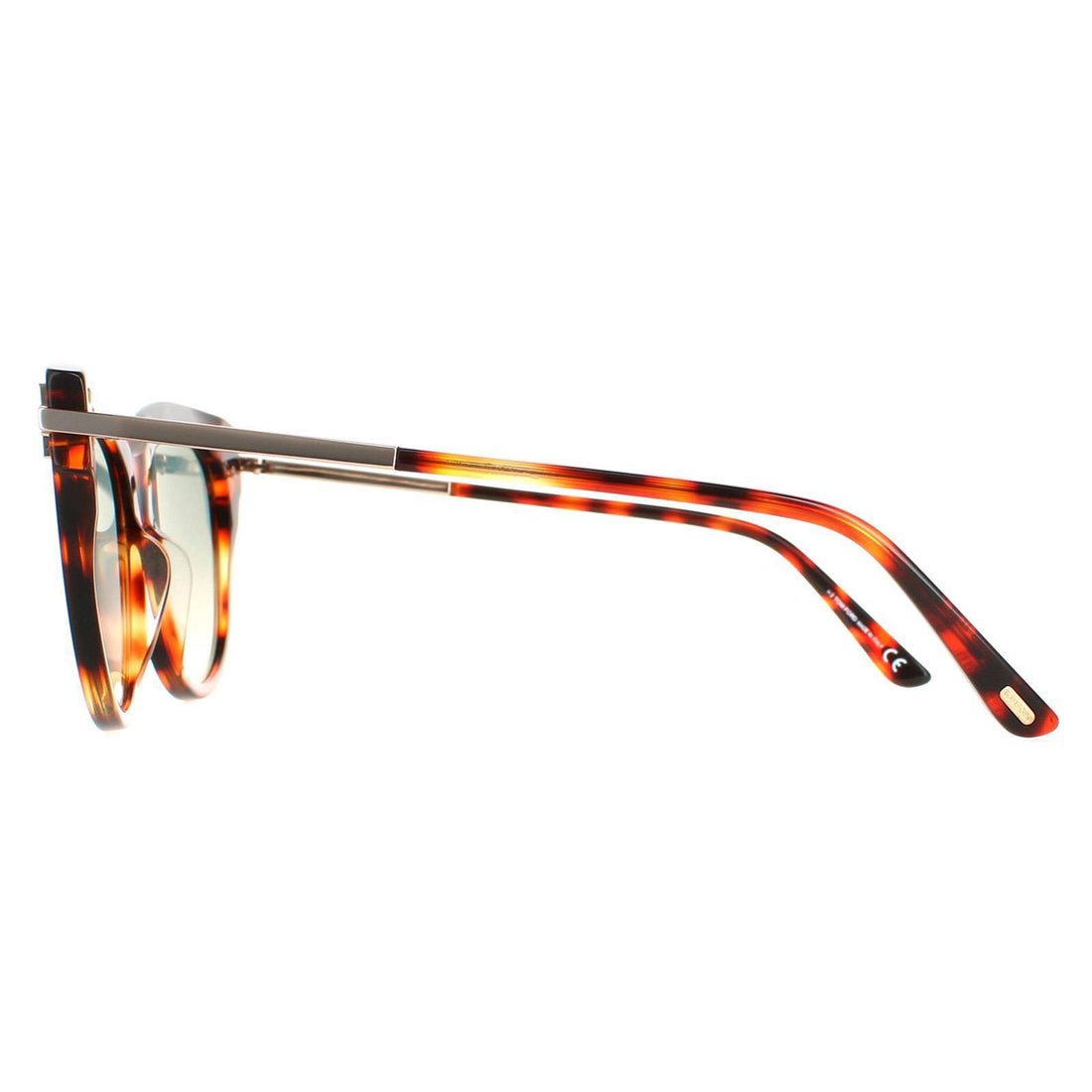 Tom Ford Sunglasses Kira FT0821 55P Havana Green Gradient