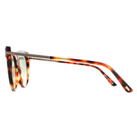 Tom Ford Sunglasses Kira FT0821 55P Havana Green Gradient