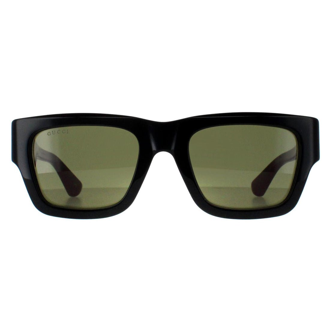 Gucci Sunglasses GG1668S 003 Black with Green and Red Green