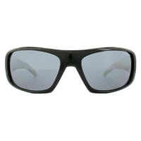 Arnette Sunglasses Hot Shot 4182 214981 Polished Black Graphics Inside Grey Polarized