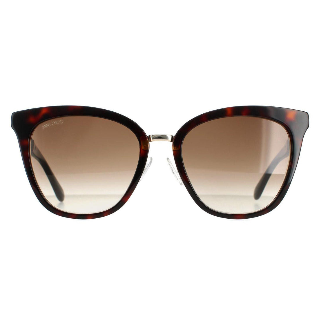 Jimmy Choo Sunglasses Fabry/S KBE JS Havana Glitter Black Brown Gradient