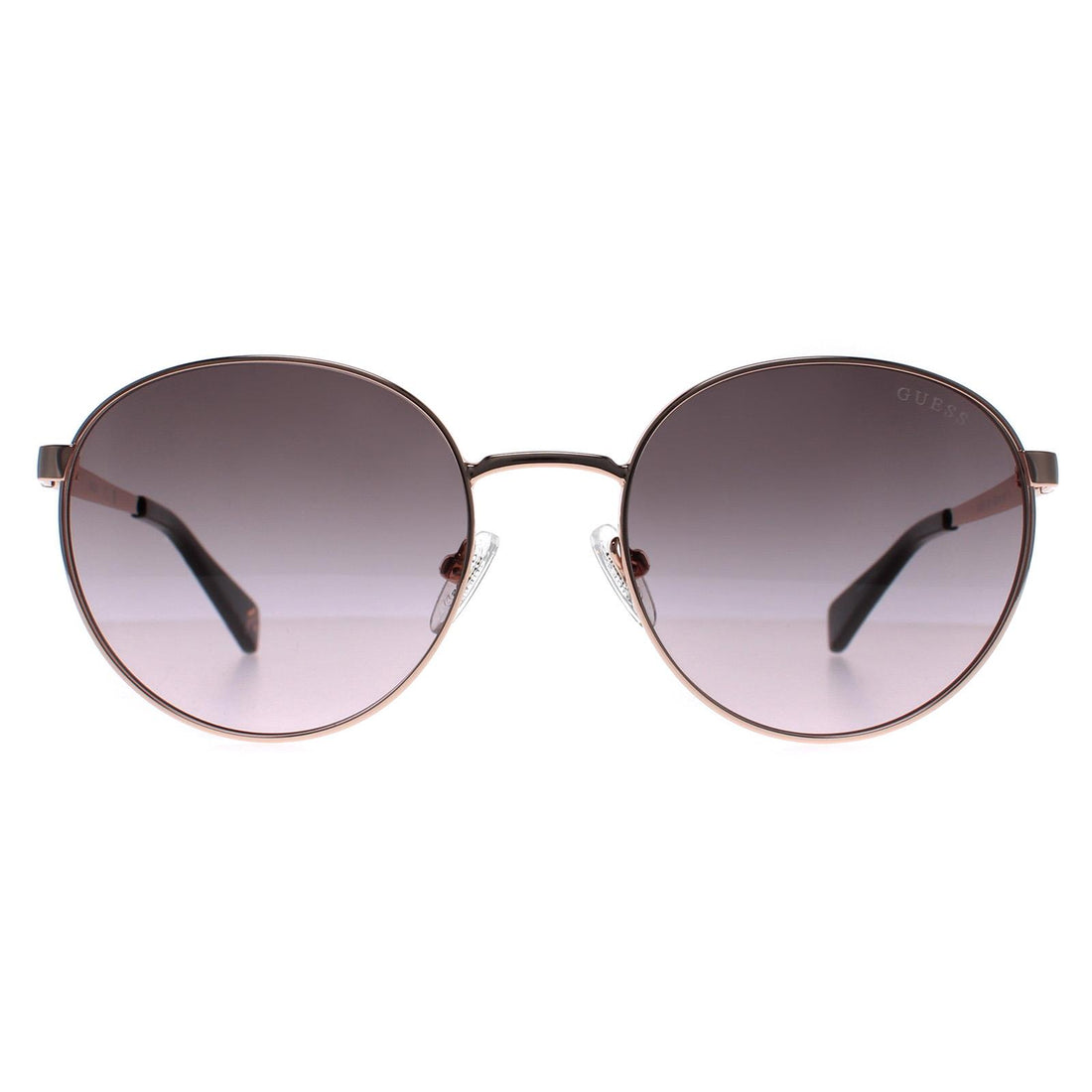 Guess Sunglasses GU5214 28F Shiny Dark Nickeltin Brown Gradient