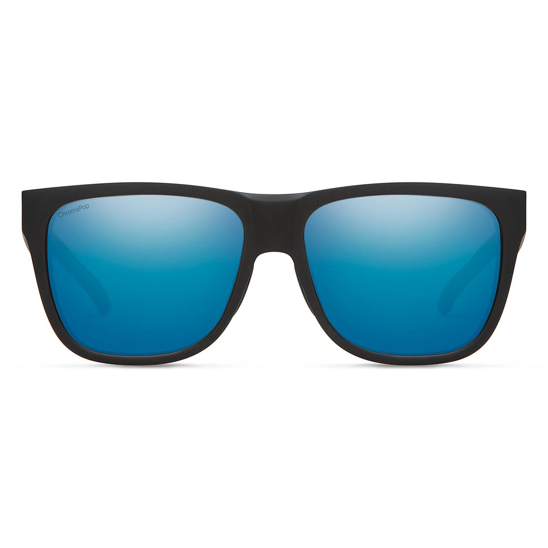 Smith Sunglasses Lowdown 2 003 QG Matte Black ChromaPop Polarized Blue Mirror