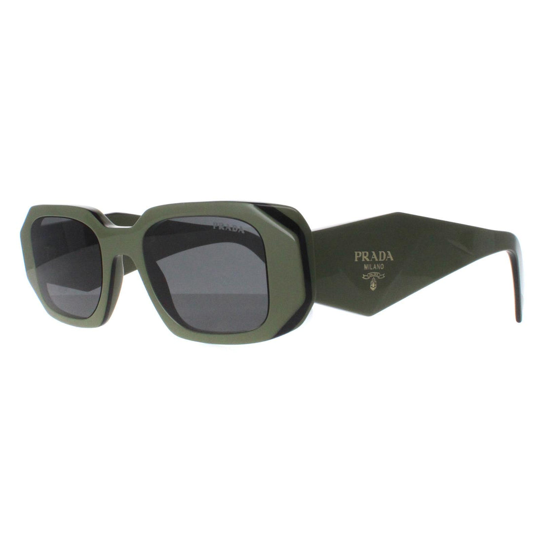 Prada Sunglasses PR17WS 13N5S0 Sage Black Dark Grey