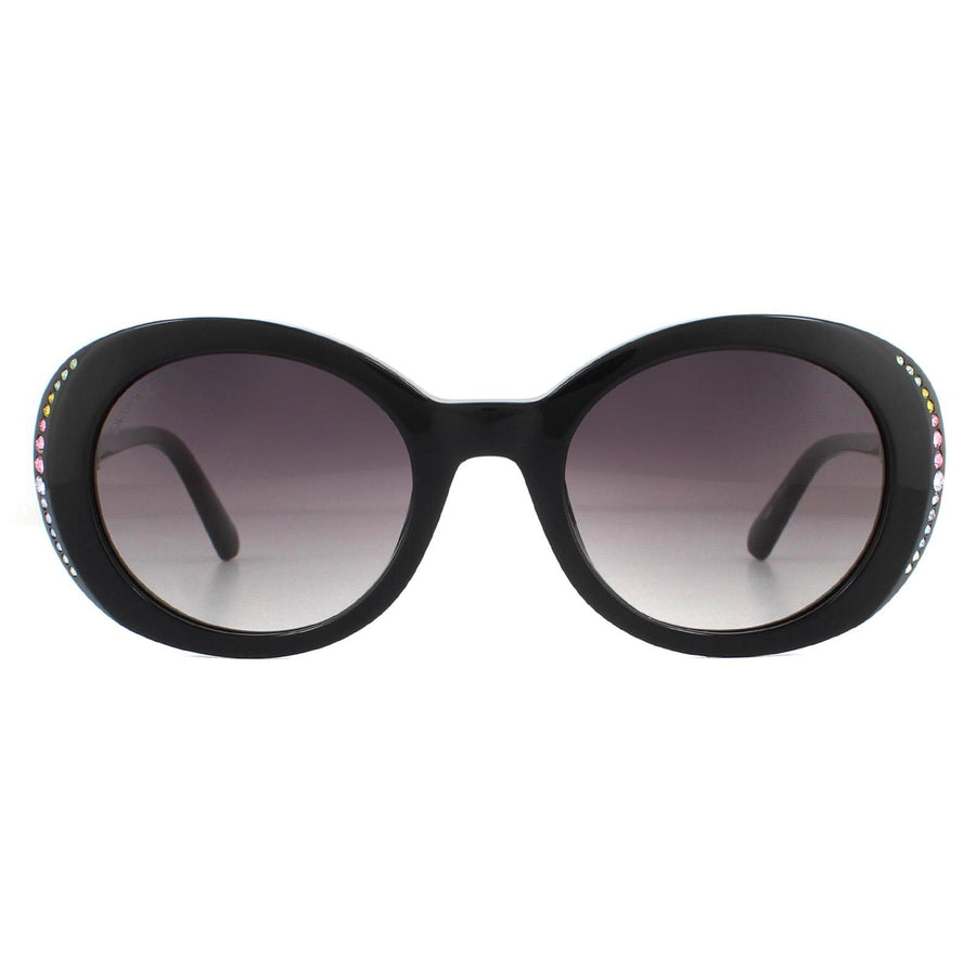 Swarovski SK0281/S Sunglasses Black Smoke Grey Gradient
