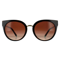 Tiffany TF4168 Sunglasses Havana On Tiffany Blue / Brown Gradient