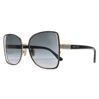 Jimmy Choo Sunglasses FRIEDA/S 2M2 90 Black and Gold Grey Gradient