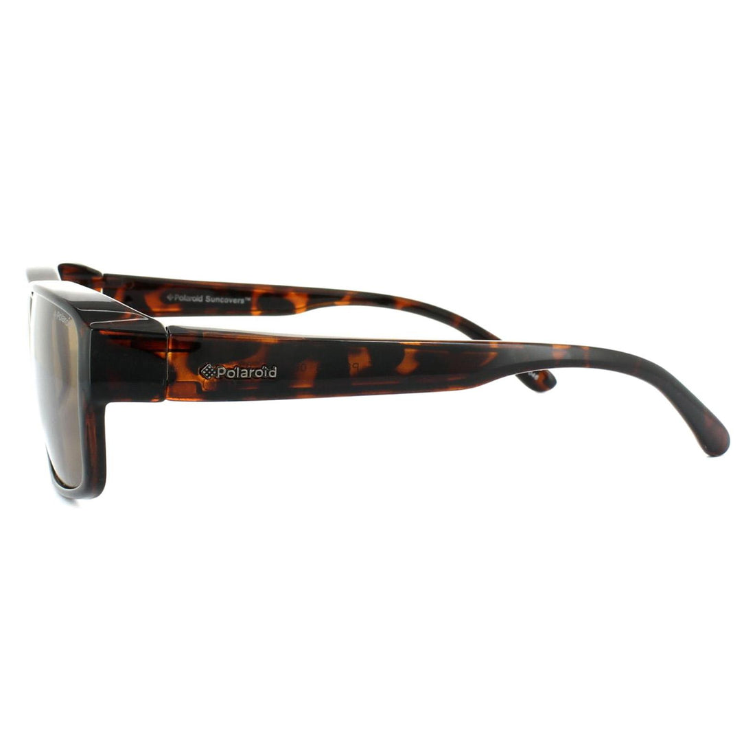 Polaroid Suncovers Fitover Sunglasses P8406 0BM IG Dark Havana Brown Polarized