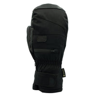 POW Black Wayback GTX Short Mens Mitten Snow Glove - L