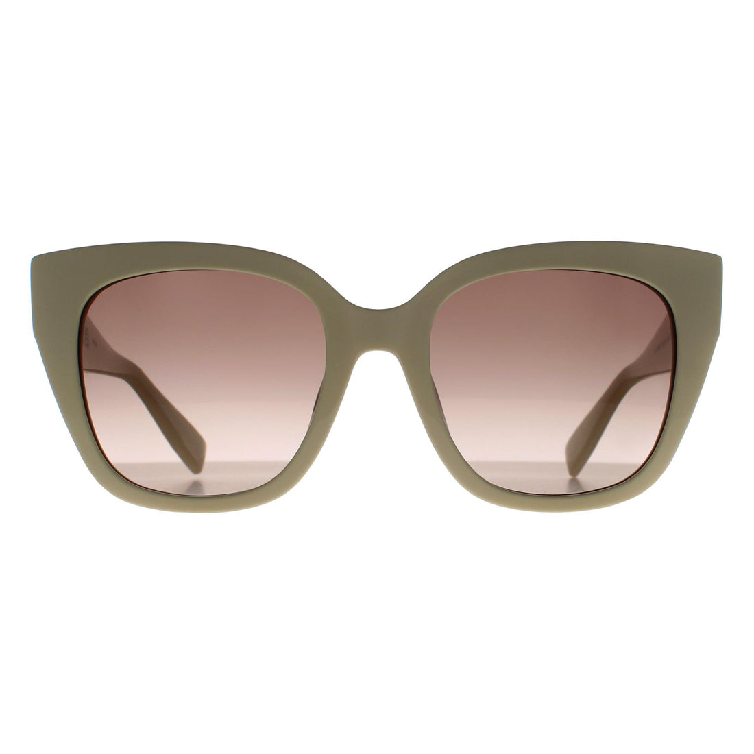 Furla Sunglasses SFU812 06Y1 Shiny Beige Cream Dark Brown Gradient