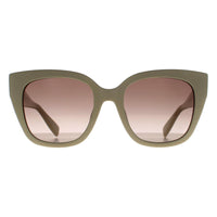 Furla Sunglasses SFU812 06Y1 Shiny Beige Cream Dark Brown Gradient