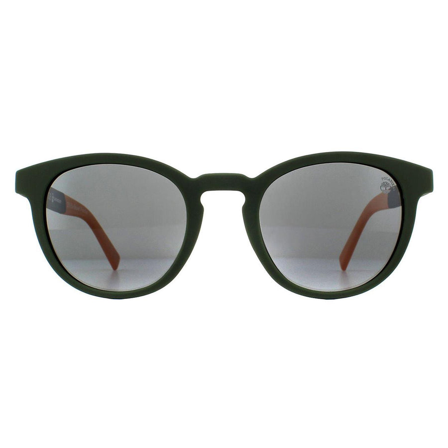 Timberland TB9128 Sunglasses Dark Green / Grey Polarized