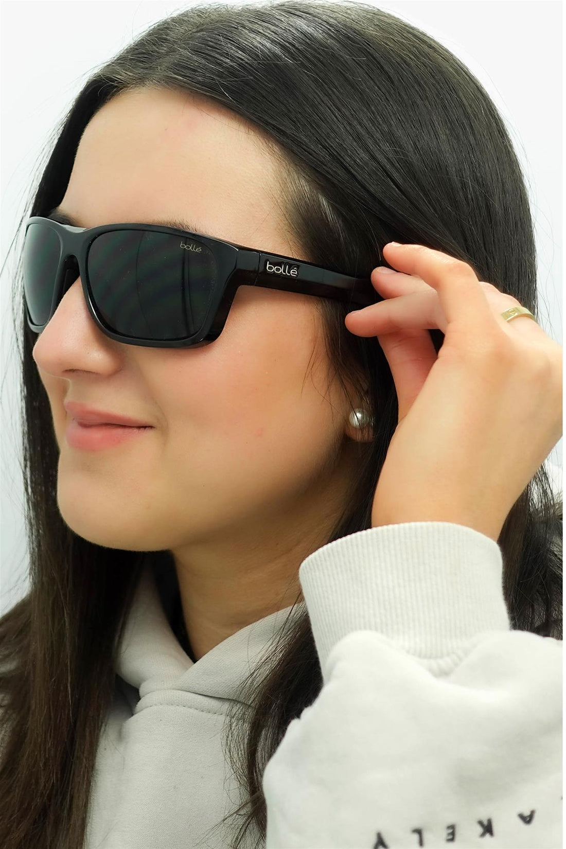 Bolle Sunglasses Strix BS022005 Shiny Black TNS Grey