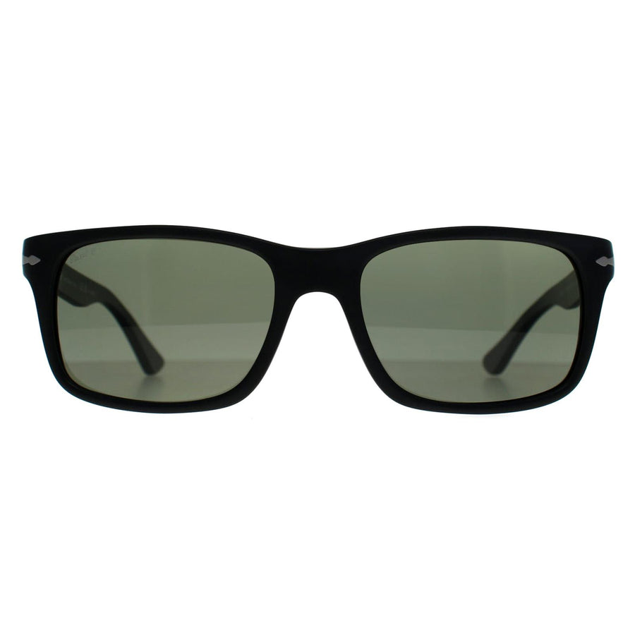 Persol Sunglasses PO3048S 900058 Black Green Polarized