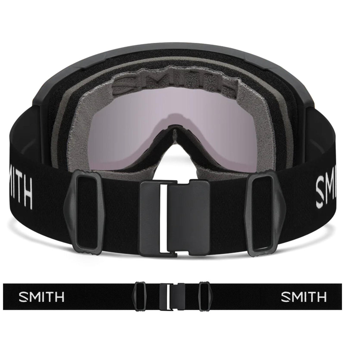 Smith Ski Goggles Preview 0JX 4B Black ChromaPop Everyday Blue Mirror