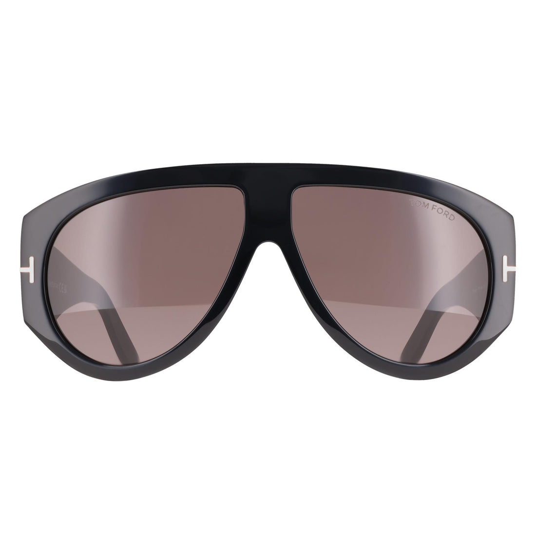 Tom Ford Sunglasses Bronson FT1044 01A Shiny Black Grey Light Mirror
