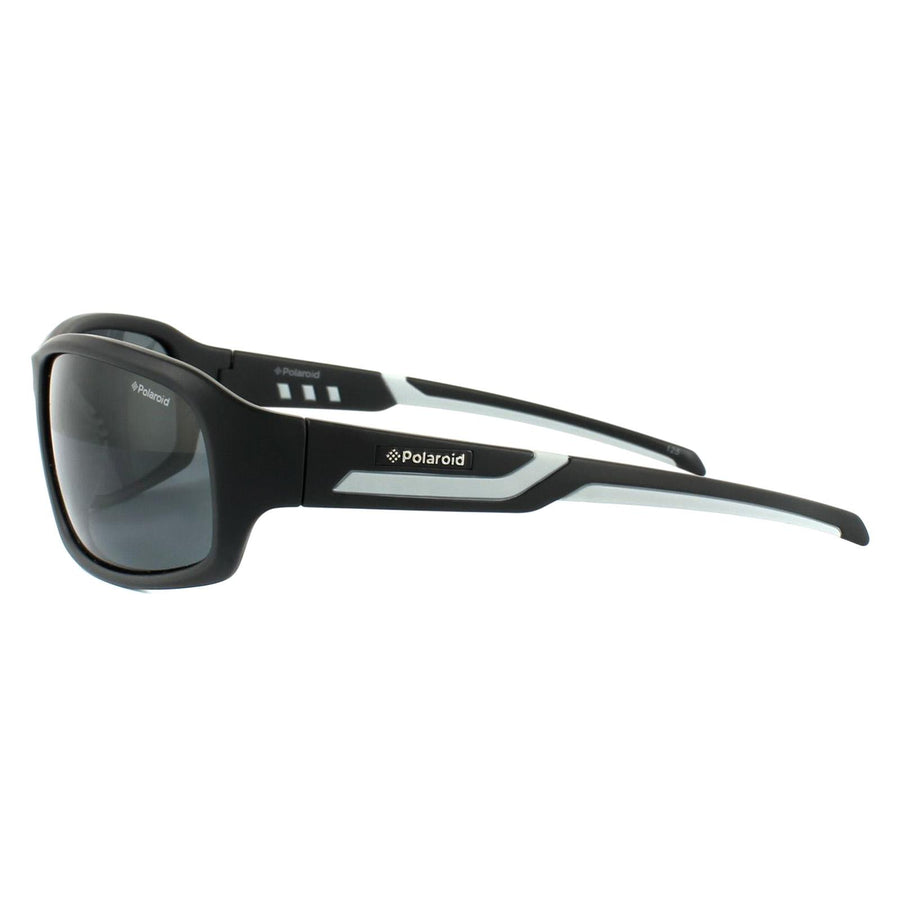 Polaroid Sport Sunglasses P7406 08A Y2 Black & Grey Grey Polarized