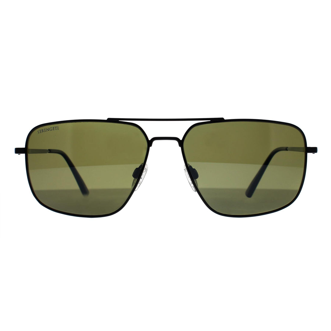 Serengeti Sunglasses Agostino 8827 Shiny Gunmetal Green Polarized 555nm Photochromic