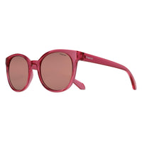 Polaroid Kids Sunglasses PLD 8076/S 35J JQ Transparent Pink Rose Gold Mirror Polarized