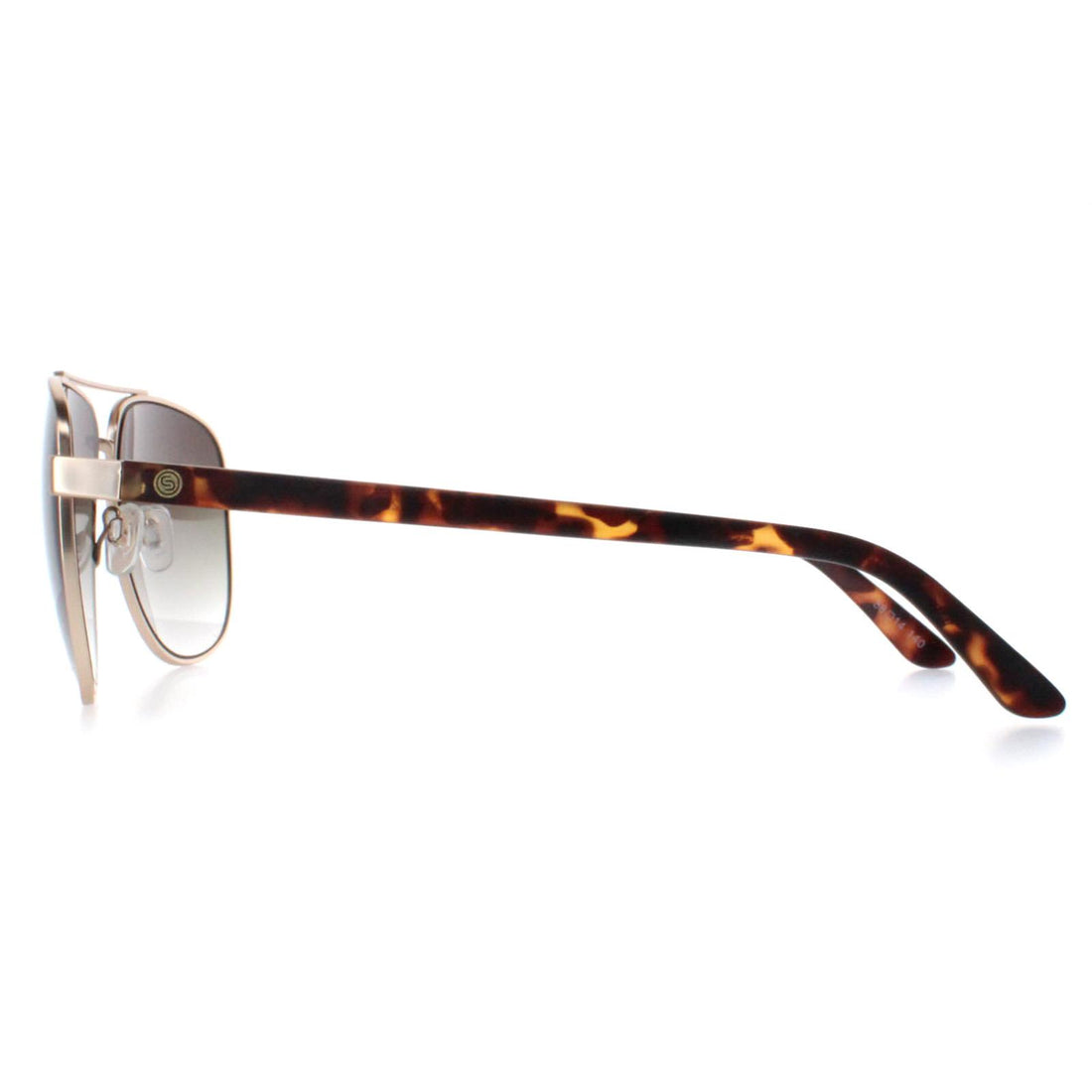 Smarty Sunglasses X1122 B Matte Gold Matte Demi Tortoise Brown Grey