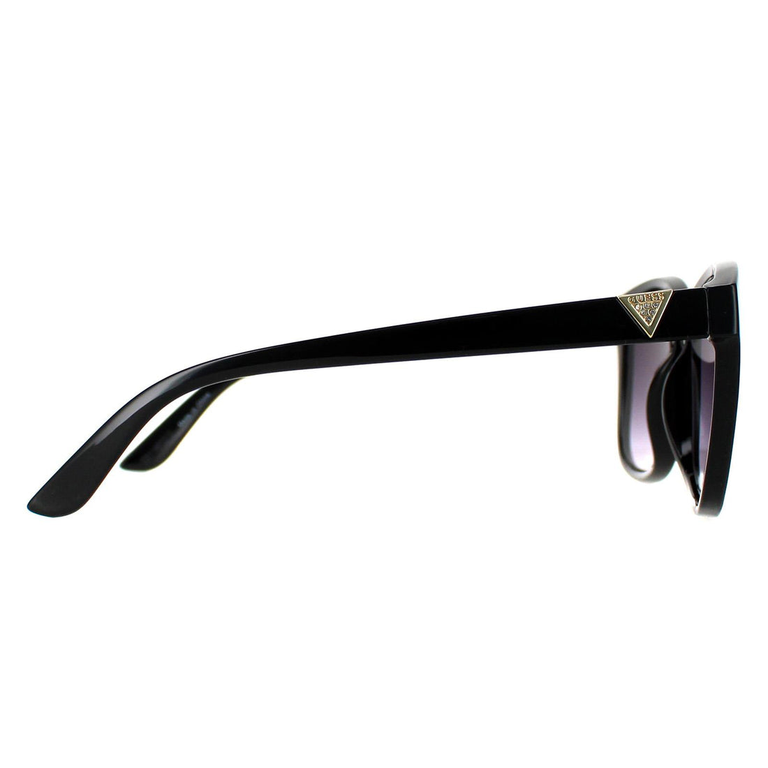 Guess Sunglasses GF0327 01B Shiny Black Smoke Gradient