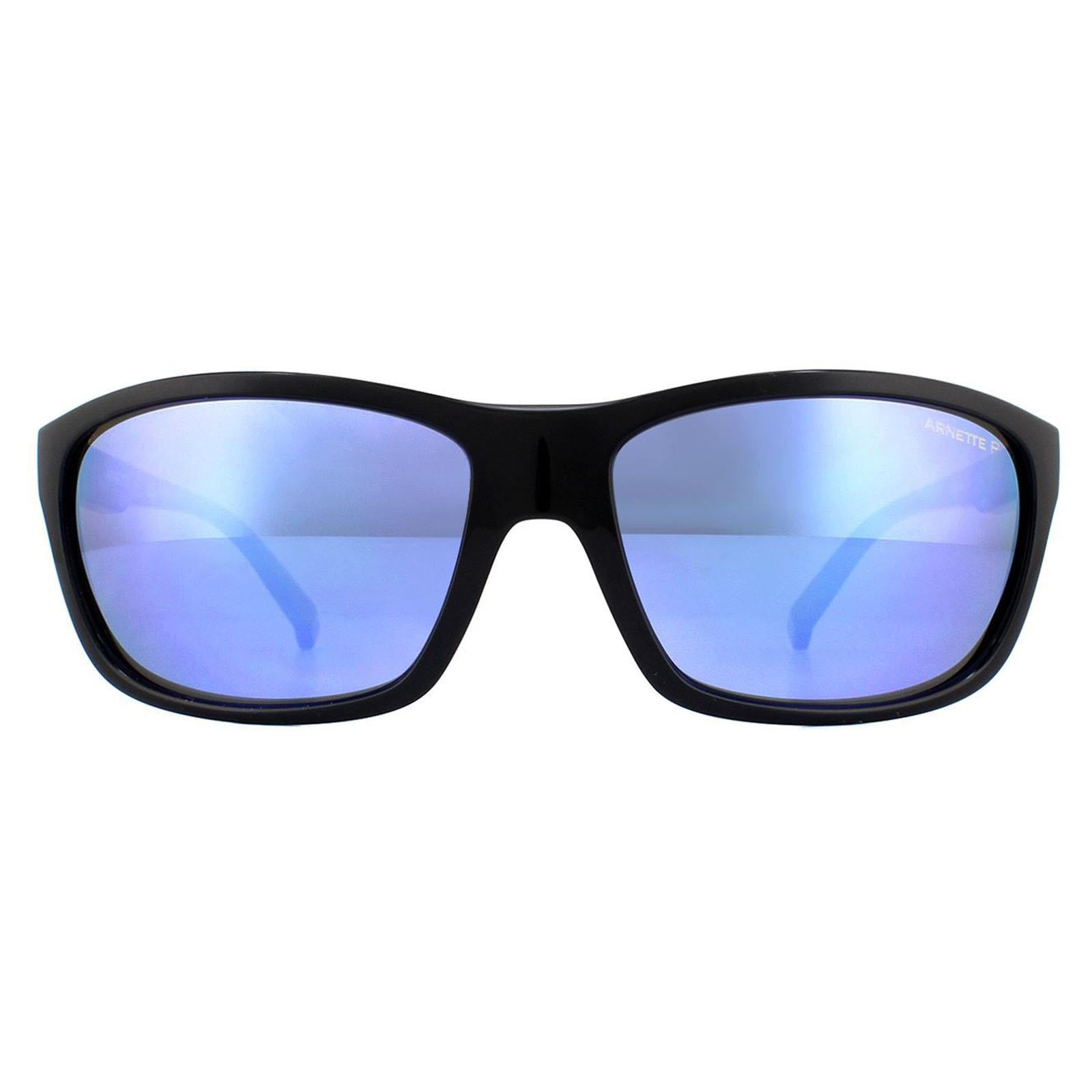 Sunglasses 4263 41 22 Black Dark Grey Mirror Water Polarized