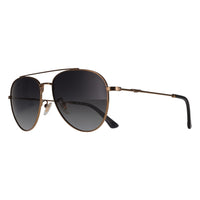 Police Sunglasses SPLP20E Origins Lite 8FFP Shiny Grey Gold Smoke Gradient Polarized