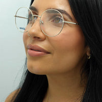 INVU Glasses Frames B3117 B White Gold Men Women