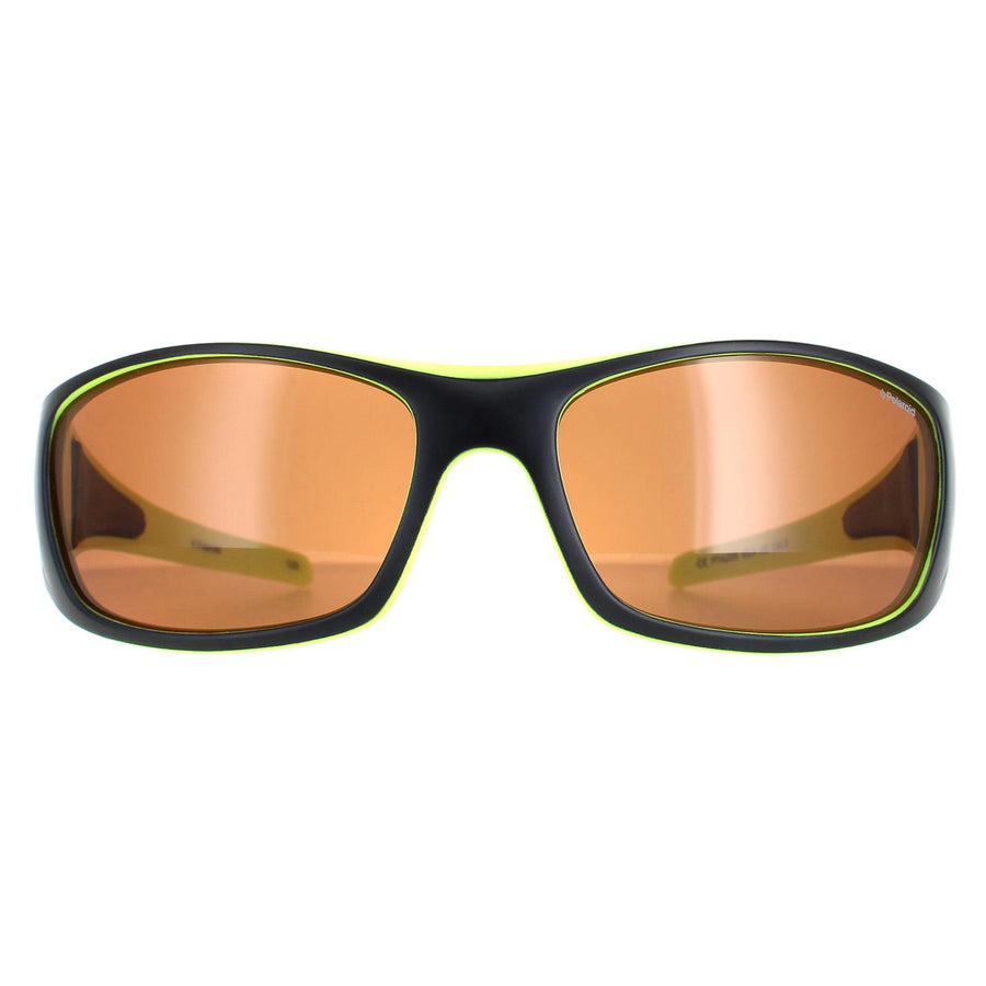Polaroid Sport Sunglasses P7420 KEA HE Blue & Lime Copper Polarized