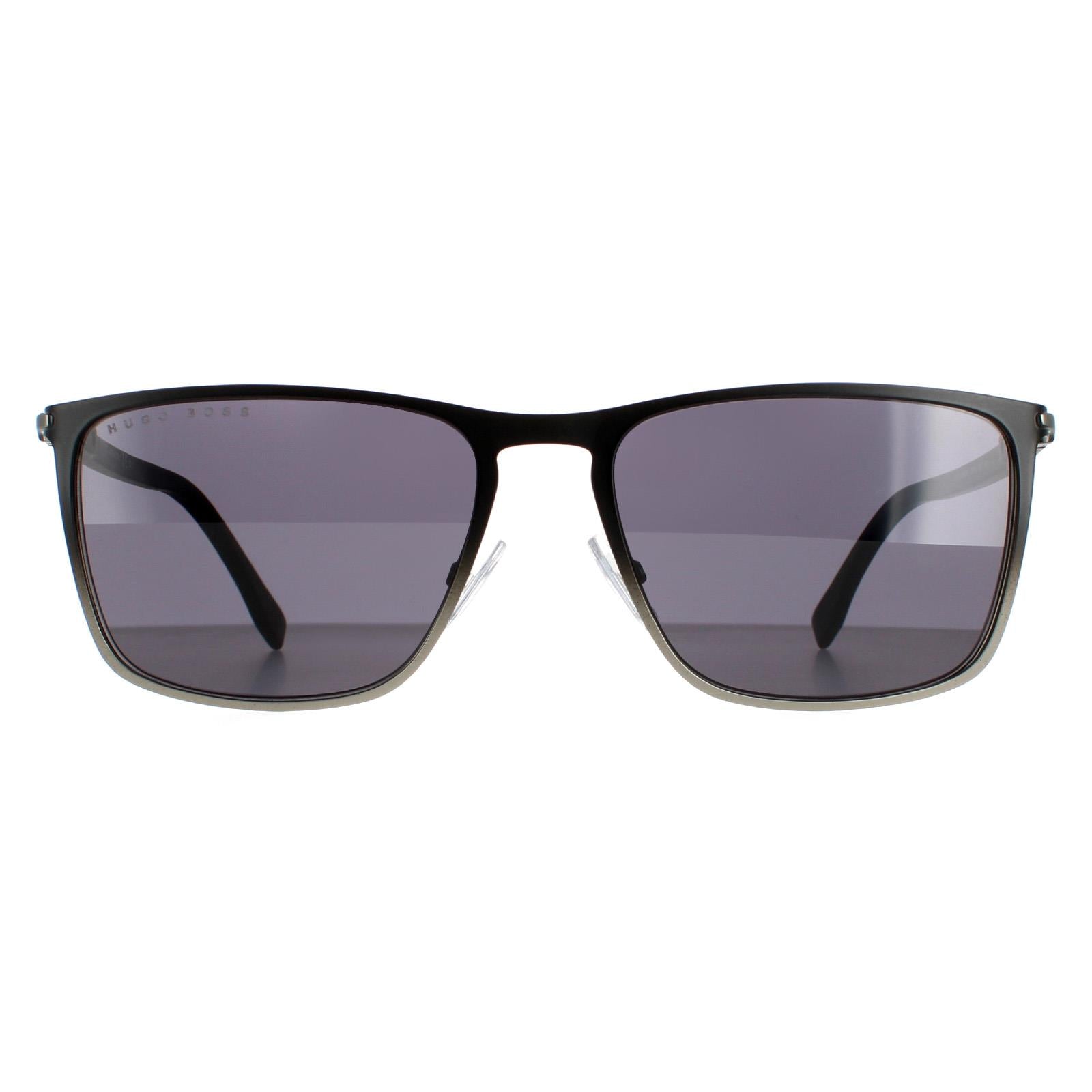 Sunglasses 1004 S O6W IR Black Ruthenium Dark Grey Grey