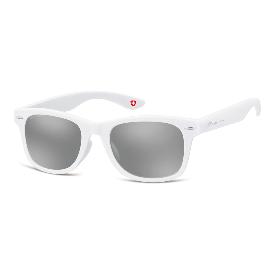 Montana Sunglasses 965 A White Silver Revo Mirror