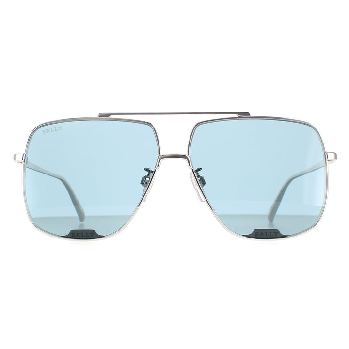 Bally BY0017-D Sunglasses Silver Blue