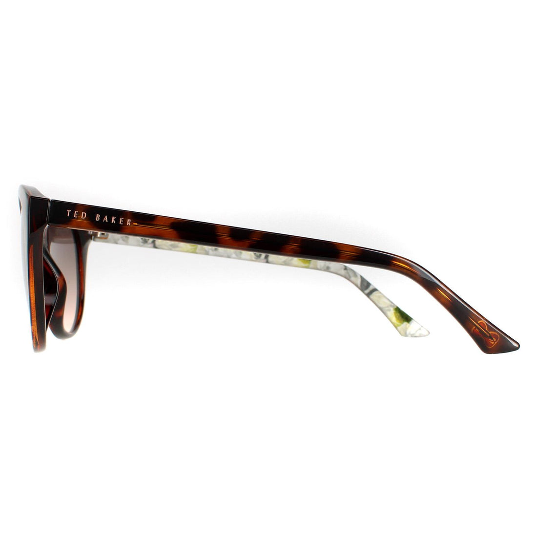 Ted Baker Sunglasses TB1583 Lisbet 122 Tortoise Flower Brown Gradient