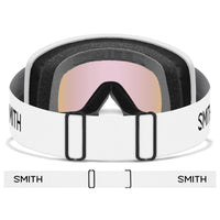 Smith Ski Goggles Transfer 1DG ZF White Blue Sensor Mirror