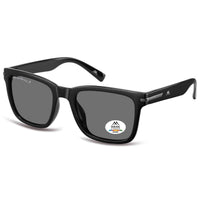 Montana Sunglasses MP183  Shiny Black Grey Polarized