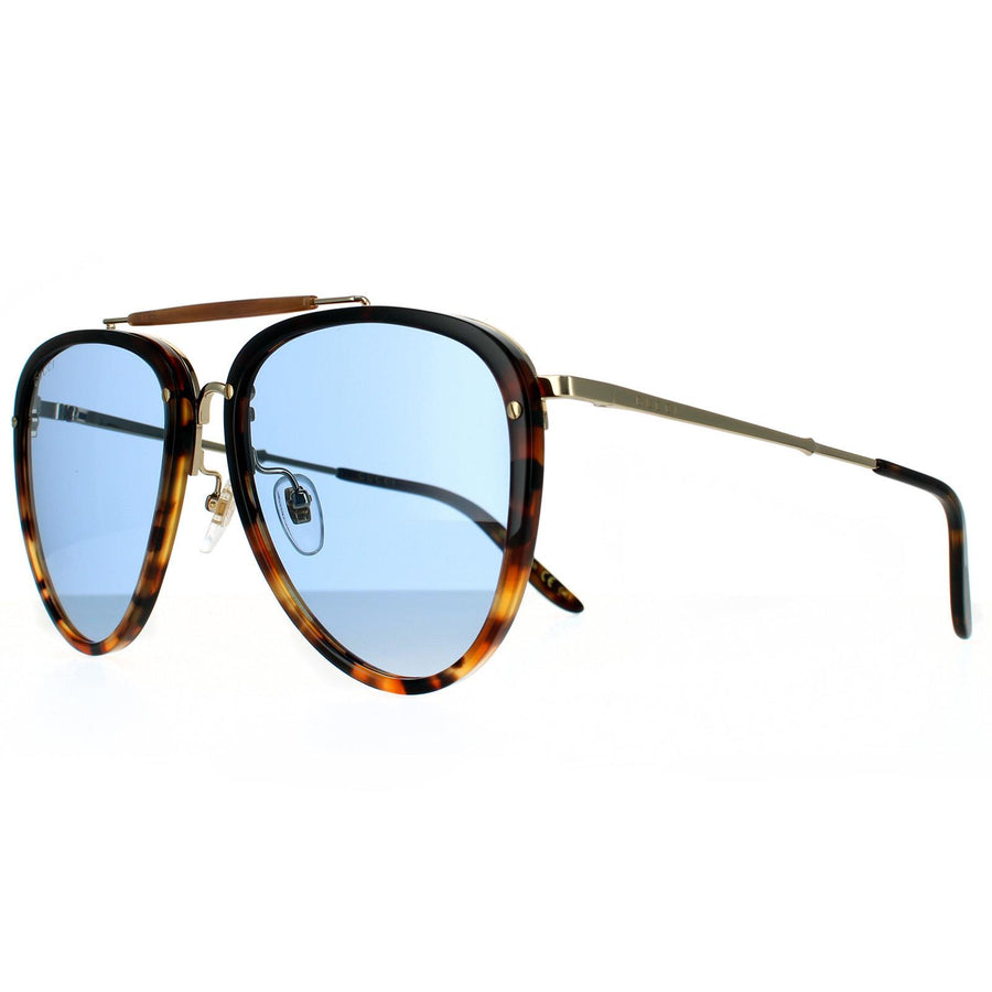 Gucci Sunglasses GG0672S 004 Havana Blue