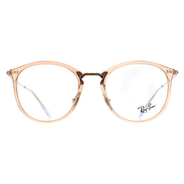 Ray-Ban Glasses Frames RX7140 8124 Transparent Light Brown Women