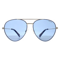 Polaroid Sunglasses PLD 6055/S PJP Gold Blue Polarized