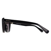Max Mara Sunglasses MM0171 Elizabeth 01A Shiny Black Smoke Grey