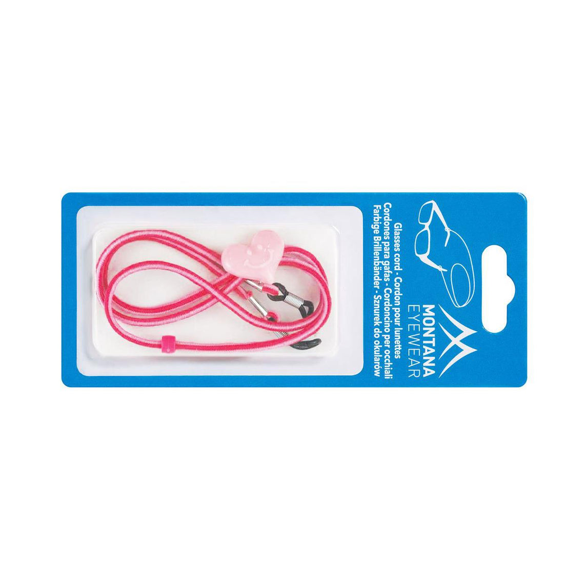 Montana Kids Pink Heart Glasses Cord