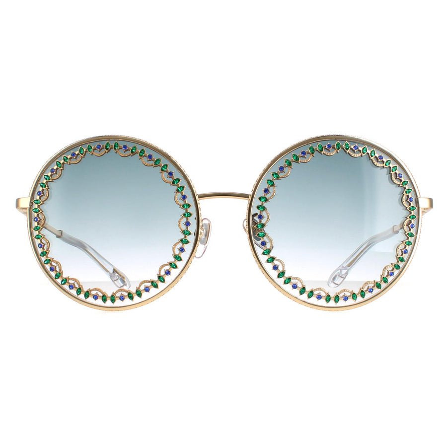 Chopard Sunglasses SCHF11S 0300 Shiny Rose Gold Smoke Gradient