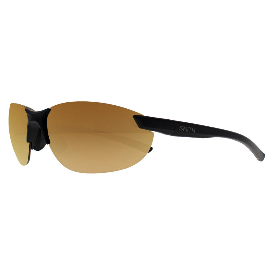 Smith Optics Parallel Smith Sunglasses Parallel 2 003 A2 Matte Black Gold Mirror Polarized ...