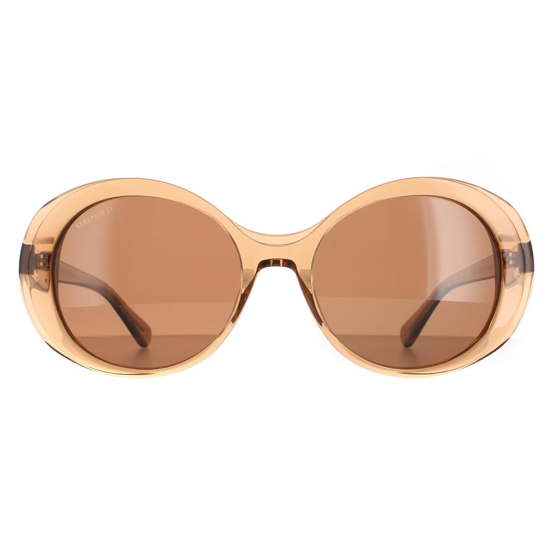 Serengeti Sunglasses Bacall SS541004 Transparent Sand Beige Polarized Drivers