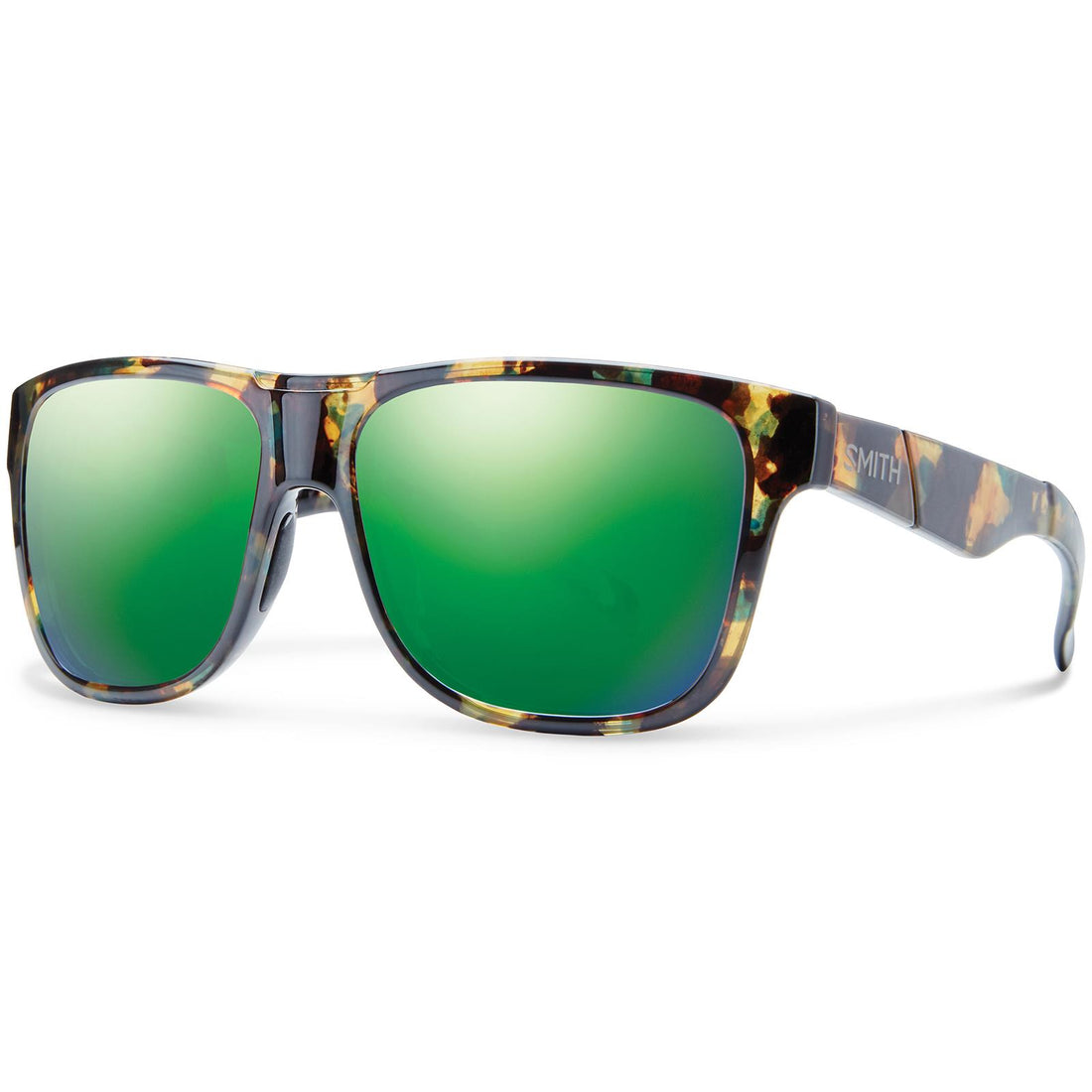 Smith Sunglasses Lowdown XL WK7 AD Green Havana Green Mirror
