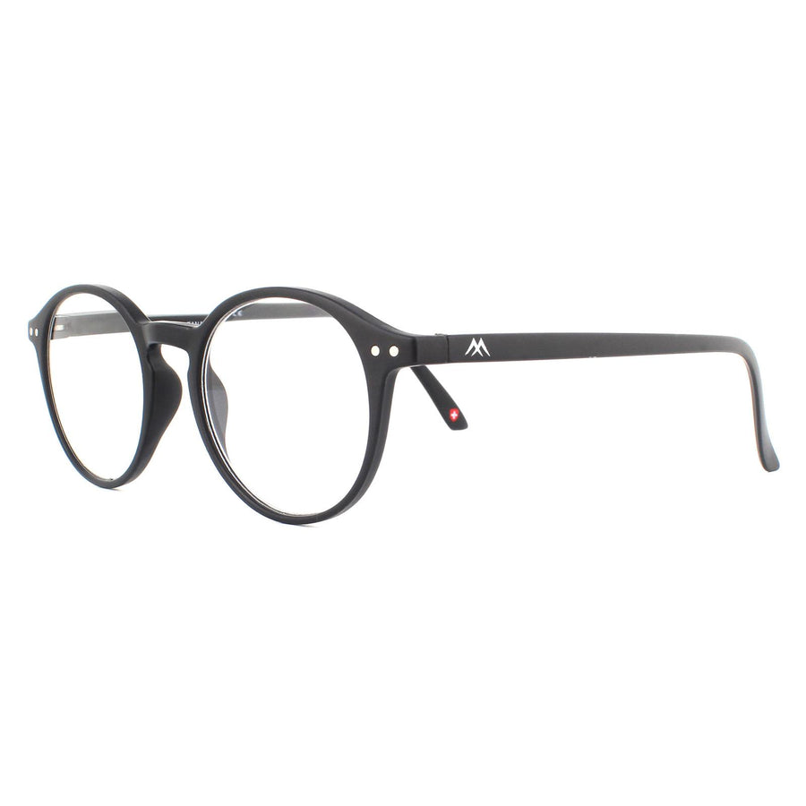 Montana Reading Glasses MR65 Matte Black Men Women +1.00