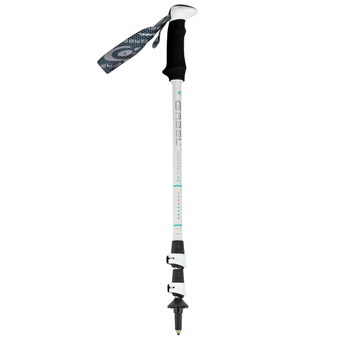 Gabel Trekking Poles Mont Blanc F.L. 4.0 White Telescopic