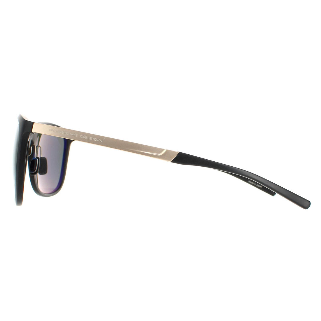 Porsche Design Sunglasses P8672 C Black Gold Green Grey Polarized