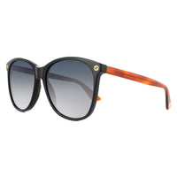 Gucci Sunglasses GG0024S 003 Black Brown Grey Gradient