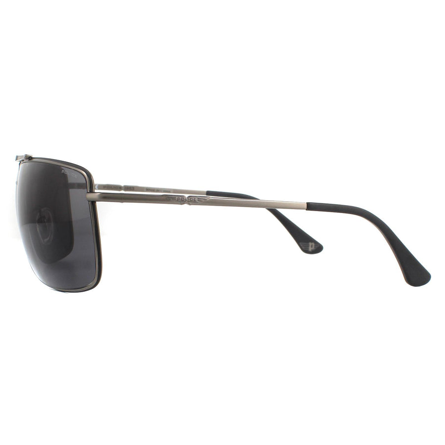 Police Sunglasses SPL965 Origins 11 08H5 Matte Gunmetal Smoke Grey