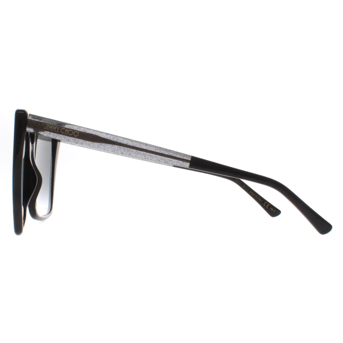 Jimmy Choo Sunglasses LESSIE/S 807 9O Black Grey Gradient
